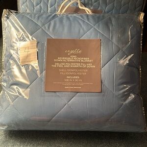 Cozelle Reversible Microfiber Down Alternative Blanket